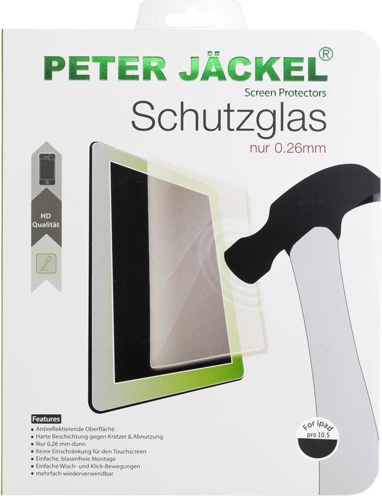 Peter Jäckel HD Glas Protector (1 Stück, iPad Pro 10.5 2017 (1. Gen))