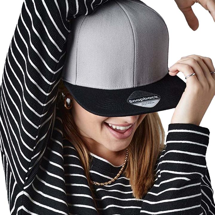 Actual product image Beechfield Snapback baseball cap (One size)