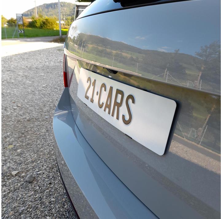 Actual product image 21cars Click licence plate holder long format (Front + rear, Long format)
