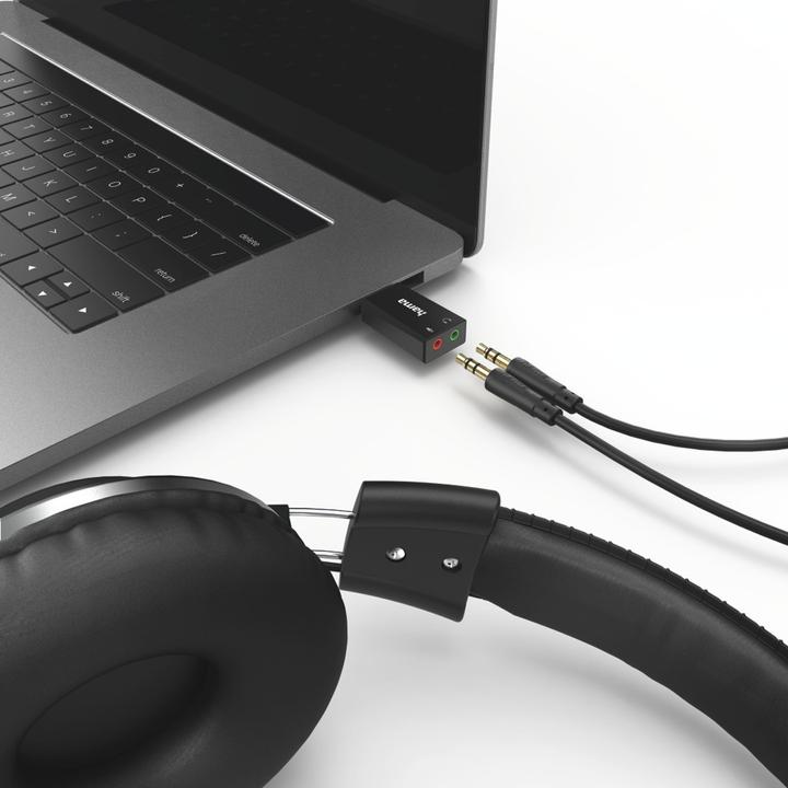 Image du produit Hama USB-Soundkarte 2.0 Stereo (USB 2.0)