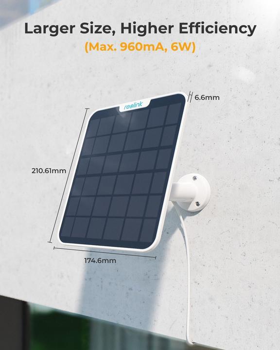 Actual product image Reolink Argus 2E V2 inkl. Solarpanel 2 (1920 x 1080 Pixels)