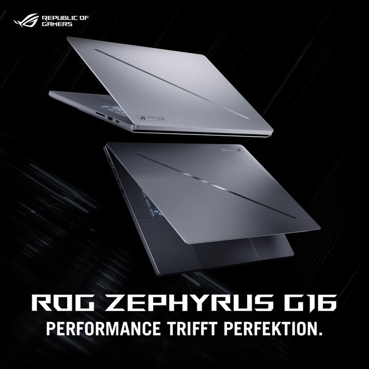 Produktbild ASUS ROG Zephyrus G16 OLED RTX 5070 Ti (16", Intel Core Ultra 9 285H, 32 GB, 1000 GB, DE)