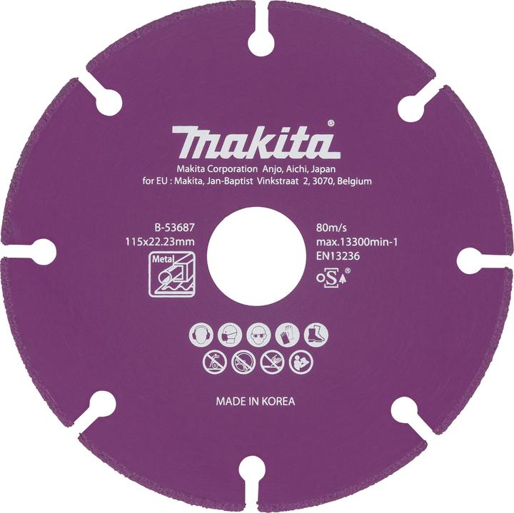 Produktbild Makita Diamanttrennscheibe für Winkelschleifer 115/22,23