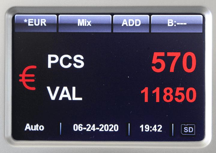 Actual product image CCE 6010 Banknoten-Zählmaschine (Bank note counter)