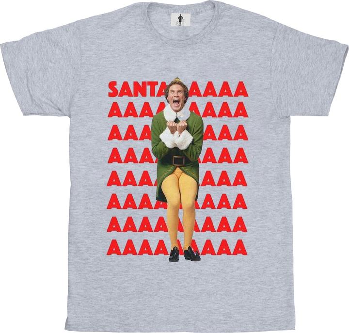 Elf Buddy Santa Scream TShirt (M)