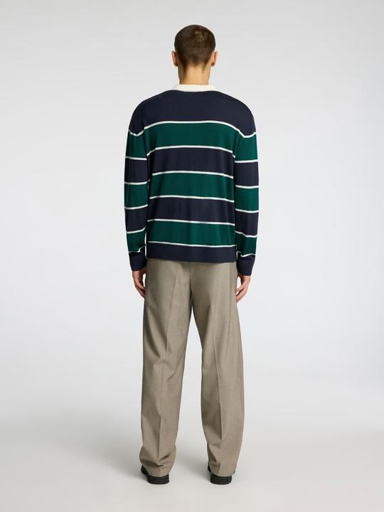Image du produit Selected Homme 100% Merinowoll Langarm-Poloshirt (XL)