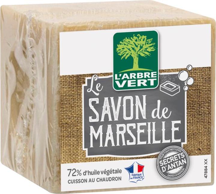 Produktbild L'arbre vert Öko Marseilleseife französisch fest (Hartseife)