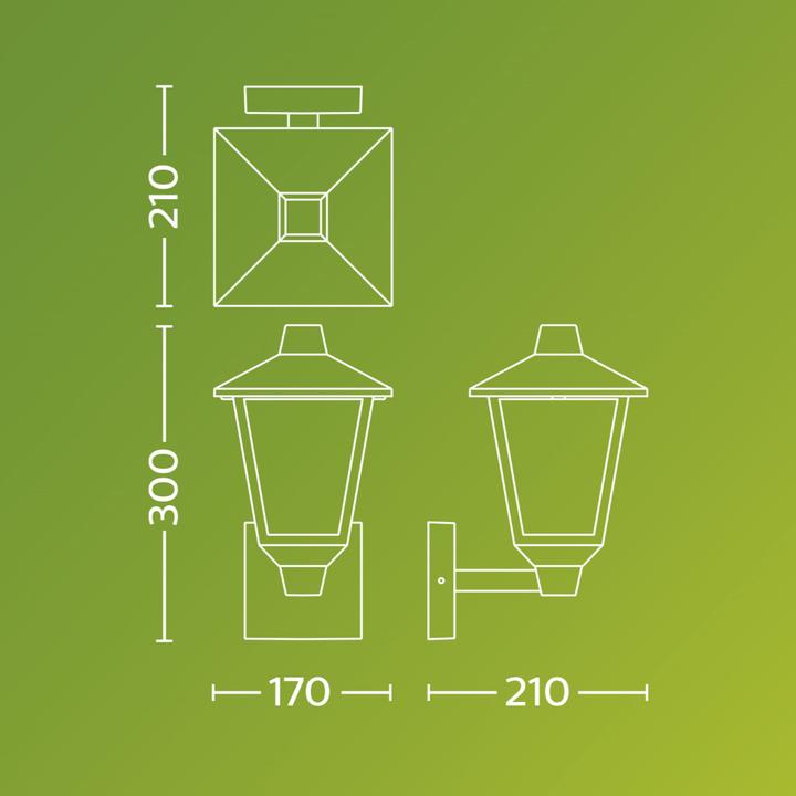 Actual product image Philips Outdoor Kinno (E27, IP44)