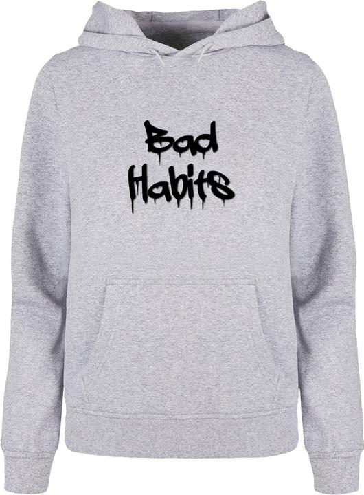 Immagine prodotto Merchcode Felpa con cappuccio da donna Bad Habits Basic - 112765 (S)