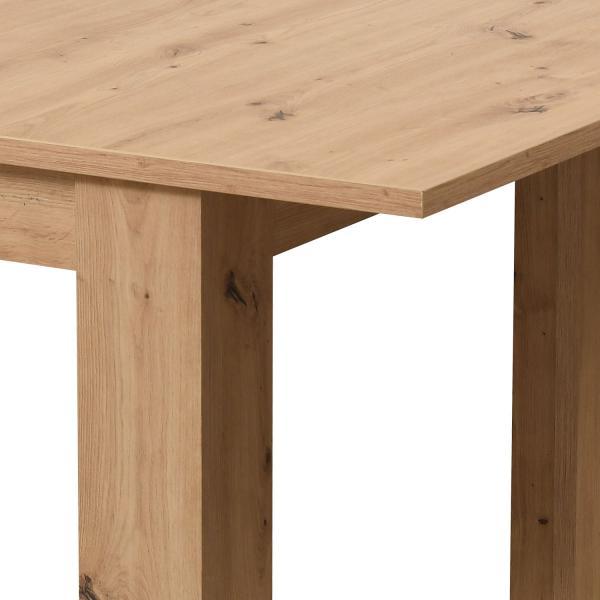 Produktbild Homestyle4u Ausziehbarer Esstisch (160.5 x 90.5 x 76.5 cm)