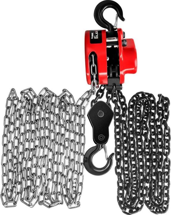 Produktbild Steinberg Kettenzug Flaschenzug Kettenflaschenzug Hebezug Handkettenzug 3 T Kette 3 m