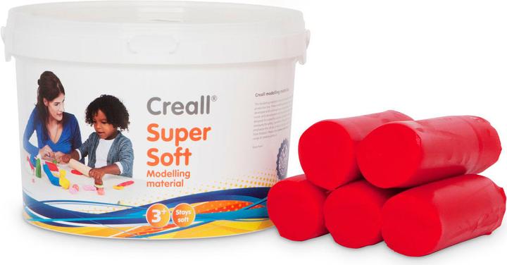 Creall Supersoft klei Rood, 1750gr.