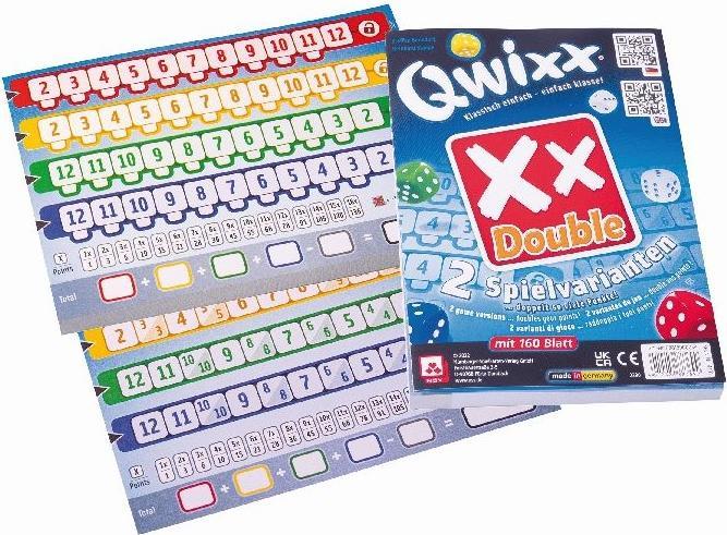 Actual product image Cartamundi Extension Qwixx Double Additional Block (German)