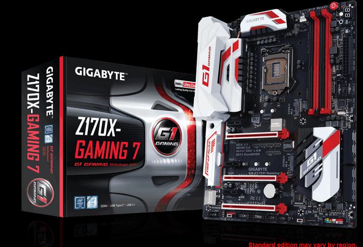 Gigabyte Z170X-Gaming 7 (LGA 1151, Intel Z170, ATX)