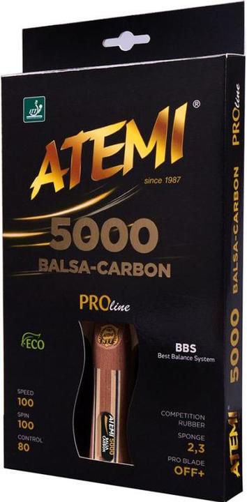 Actual product image Atemi New 5000 Pro Anatomical Table Tennis Bat