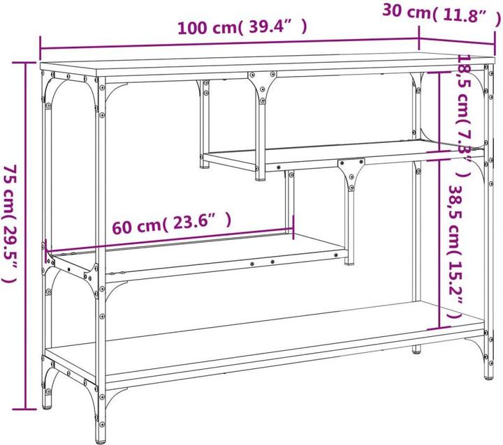 Immagine prodotto VidaXL Jodocus (100 x 30 x 75 cm)