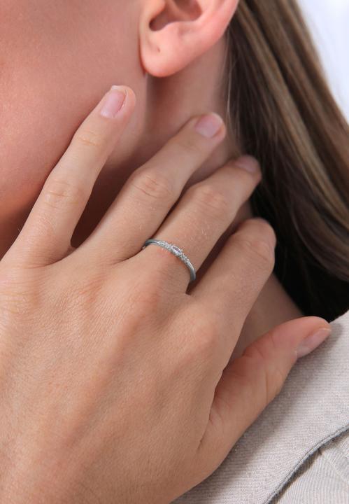 Immagine prodotto Elli Anello di cristallo, anello di fidanzamento (58, 925 Argento)