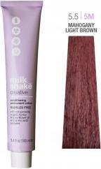 Actual product image Milk_Shake Vopsea permanenta Creative 5.55M, Castaniu Deschis Mahon, 100ml (5.55M, Castaniu Deschis Mahon)