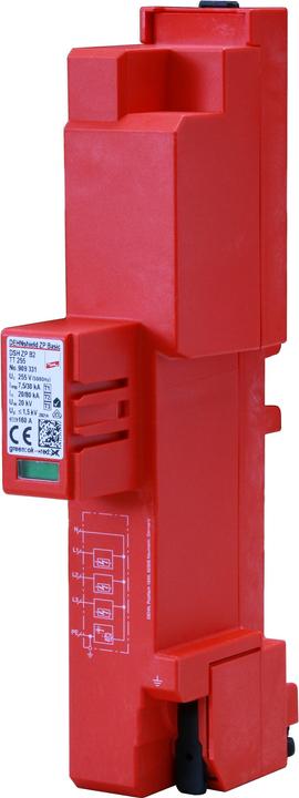 Actual product image Dehn DSH ZP B2 TT 255 Type1+2 combined arrester DEHNshield ZP 909331