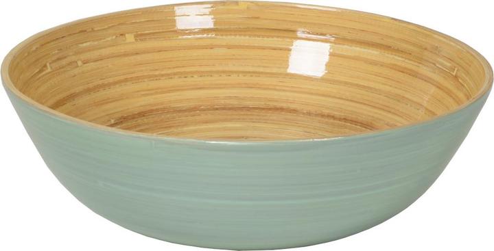 Produktbild Albert L. punkt) Bambus-Schüssel flach eisblau 30 x 10 cm (1 x)