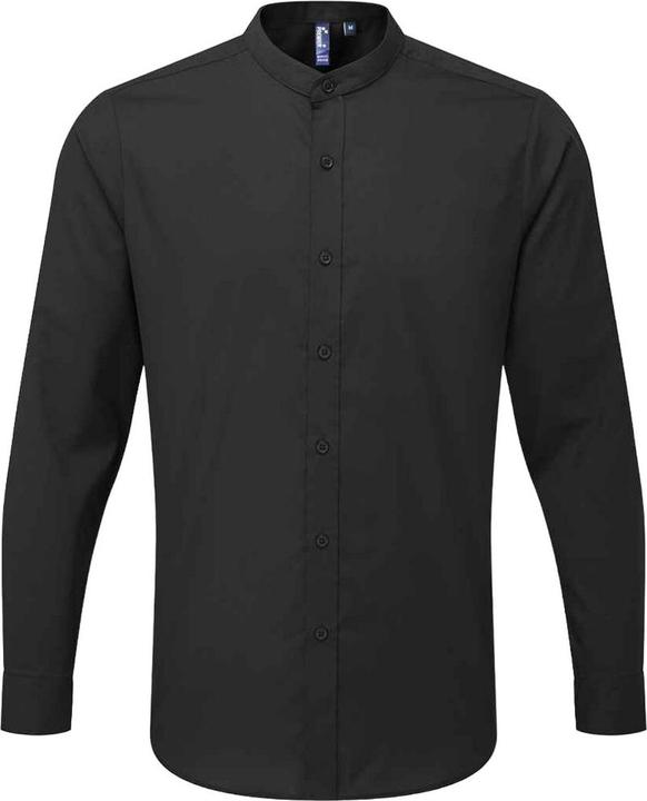 Produktbild Premier Erwachsene Langarm Grandad Hemd (XS)