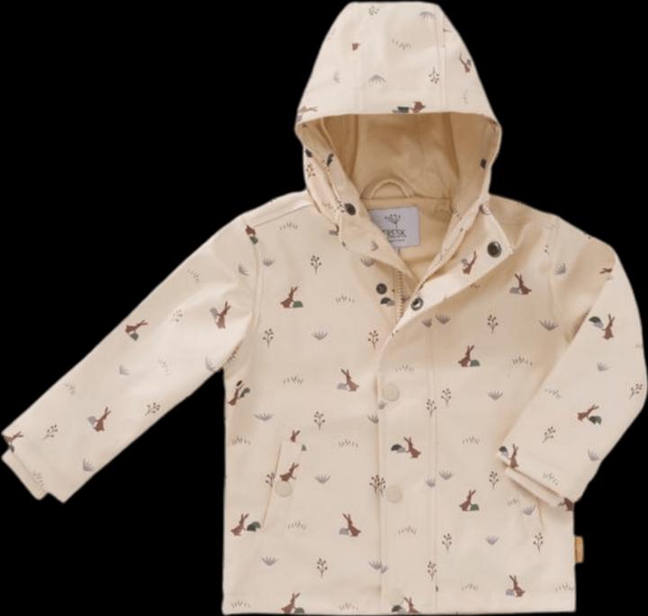 Actual product image Fresk Raincoat - Rabbit Sandshell (98, 104)