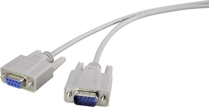 Productafbeelding Renkforce Seriële verlengkabel (1x D-SUB plug 9-pin. - 1x D-SUB aansluiting 9 (20 m, VGA)