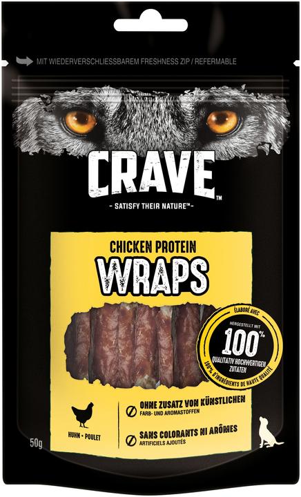Image du produit Crave Snacks Chick.Prot.Wrap (10 pcs, 50 g)