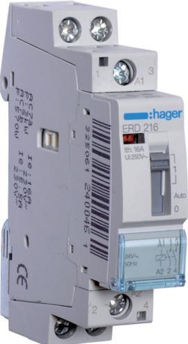 Hager Relais d'installation 16A 2S 24V ERD216