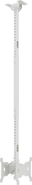 Image du produit Multibrackets Support plafond jusqu'à 2x32", alu, blanc, Back to Back (Plafond, 32", 28 kg)