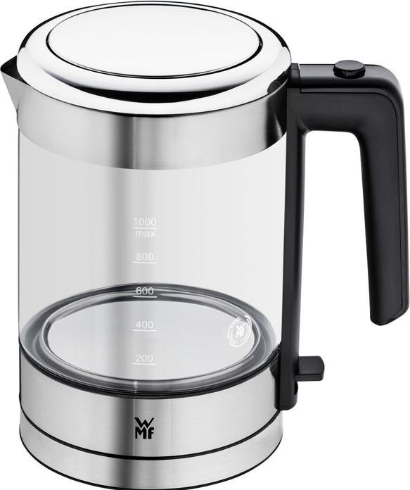 KÜCHENminis Reisewasserkocher kabellos / Glas-Wasserkocher klein 1l (1 l)