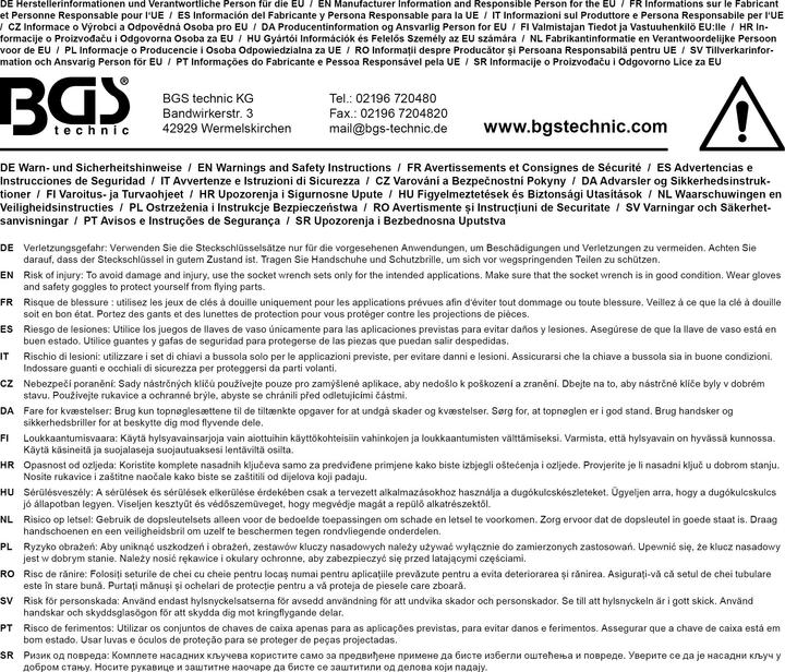 Produktbild BGS Steckschlüssel-Satz Wellenprofil Antrieb 6,3 mm (1/4") / 10 mm (3/8") / 12,5 mm (1/2") 218-tlg.