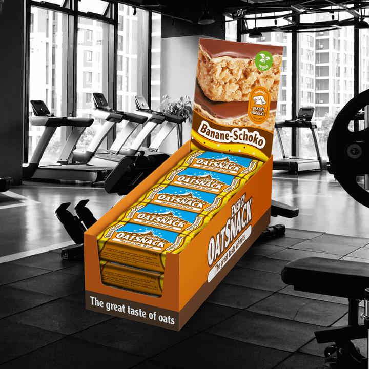 Produktbild Energy OatSnack Sportnahrung (Banane, Schokolade, 15 Stk., 975 g)