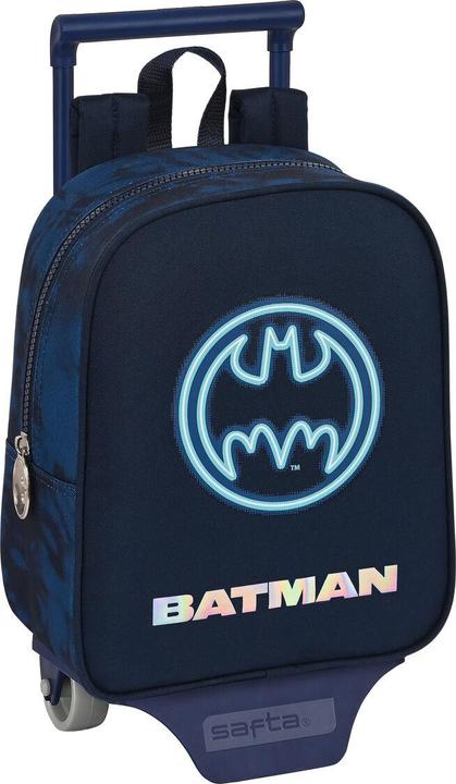 Batman Schulrucksack mit Rädern Legendary Marineblau 22 x 27 x 10 cm