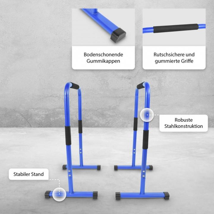 Produktbild Gorilla Sports Push Up Stand Dip Barren