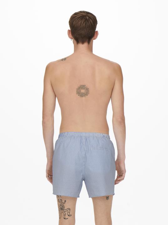 Actual product image Only & Sons Onsted Stripe Seersucker Swim Noos (XS)