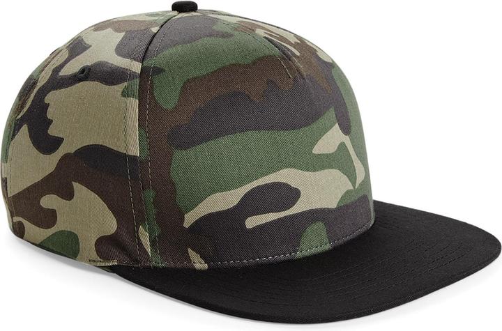 Produktbild Beechfield Camouflage Retro Baseballkappe Mit Tarnmuster (One Size)