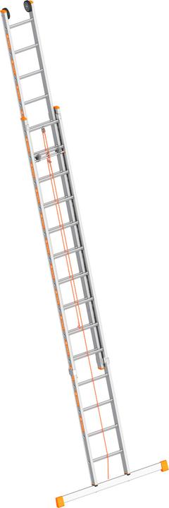 Actual product image kaiserkraft Aluminium rope-operated ladder (Single ladder, 710 cm)