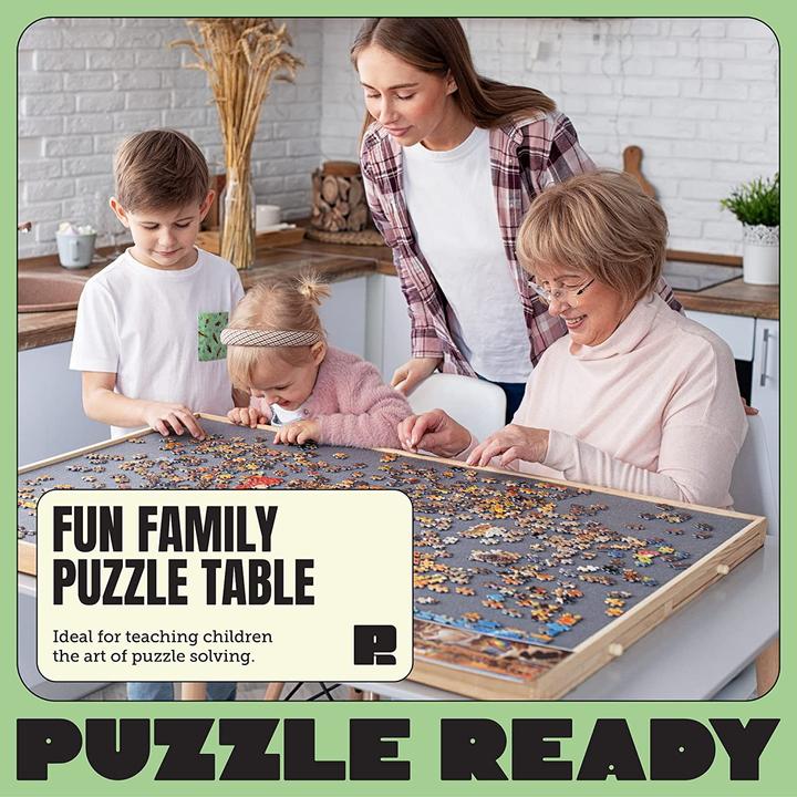 Produktbild Puzzle Ready Puzzlebrett mit bunten Schubladen (1500 Teile)
