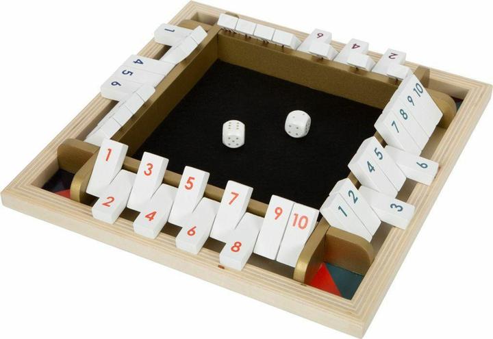 Produktbild small foot Würfelspiel Shut the Box „Gold Edition” (Deutsch)