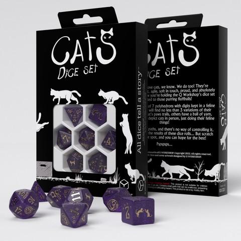 Actual product image Q Workshop SCAT4V - CATS Dice Set: Purrito