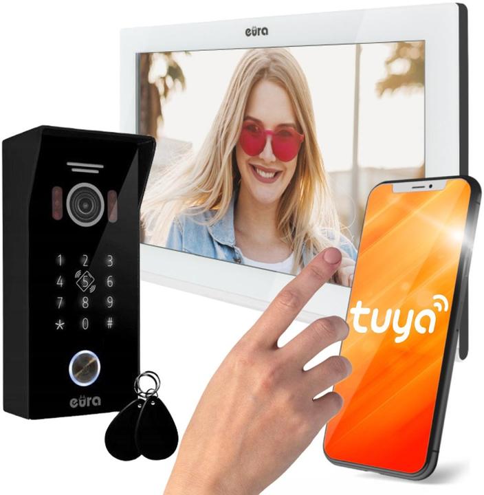Produktbild Eura WIDEODOMOFON VDP-99C5 biały WiFi RFID TUYA
