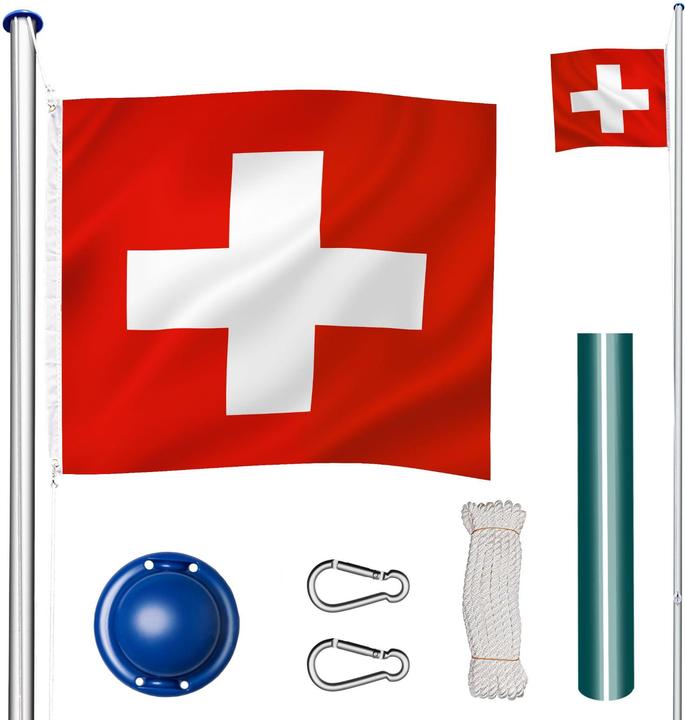 Produktbild tectake Fahnenmast