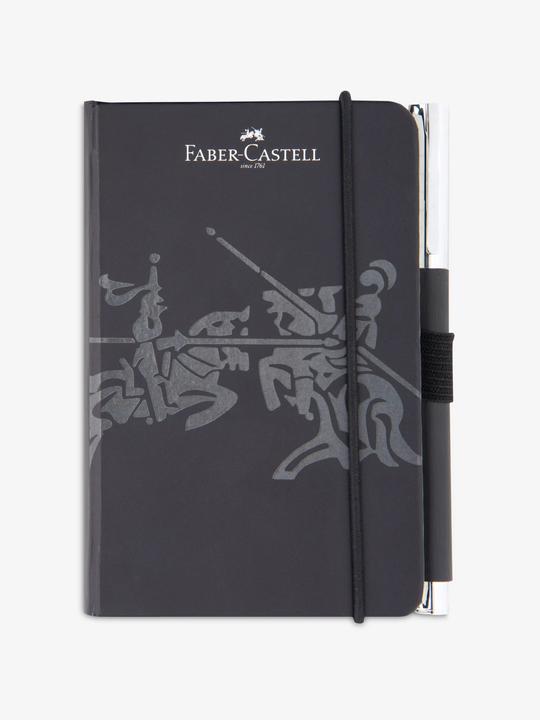 Immagine prodotto Faber-Castell Resina preziosa Ambition con taccuino (Nero, Argento, 1 x)