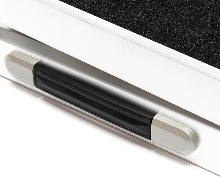 Produktbild Wiltec Hunderampe faltbar 183x49cm 92x49cm 115kg Aluminium Haustierrampe (Hund, Faltbar)