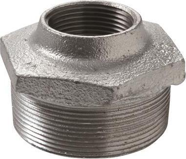 Actual product image Atusa Germany GmbH Malleable iron reducer no. 241 galvanised 2 "x11/4"