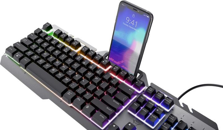 Produktbild Trust USB GXT853 ESCA METAL/RAINBOW GAMING 23796 (Eng. Int., Kabelgebunden)