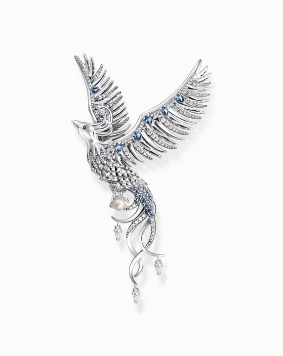 Produktbild Thomas Sabo Anhänger Phönix mit Blauen Steinen Silber (925er Silber)
