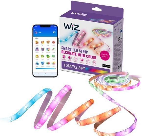 Produktbild WiZ RGBIC LED strip 10m (5+5) Type-C (RGB, 1000 cm)