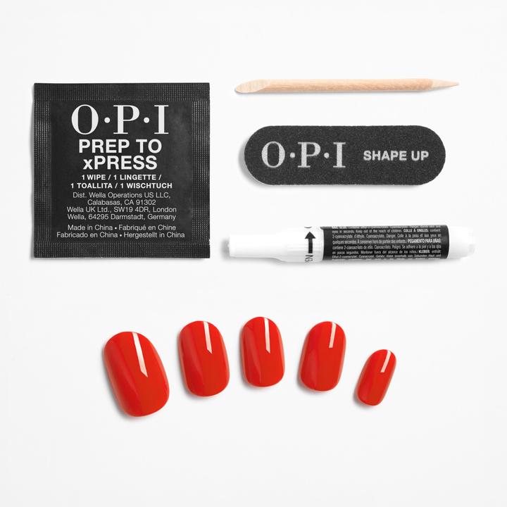 Actual product image OPI xPRESS/ON Press On Nails & Cuticle Oil 30 Pcs Reusable False Nails with up to 14 Days of Wear De (Artificial nails, Rose)
